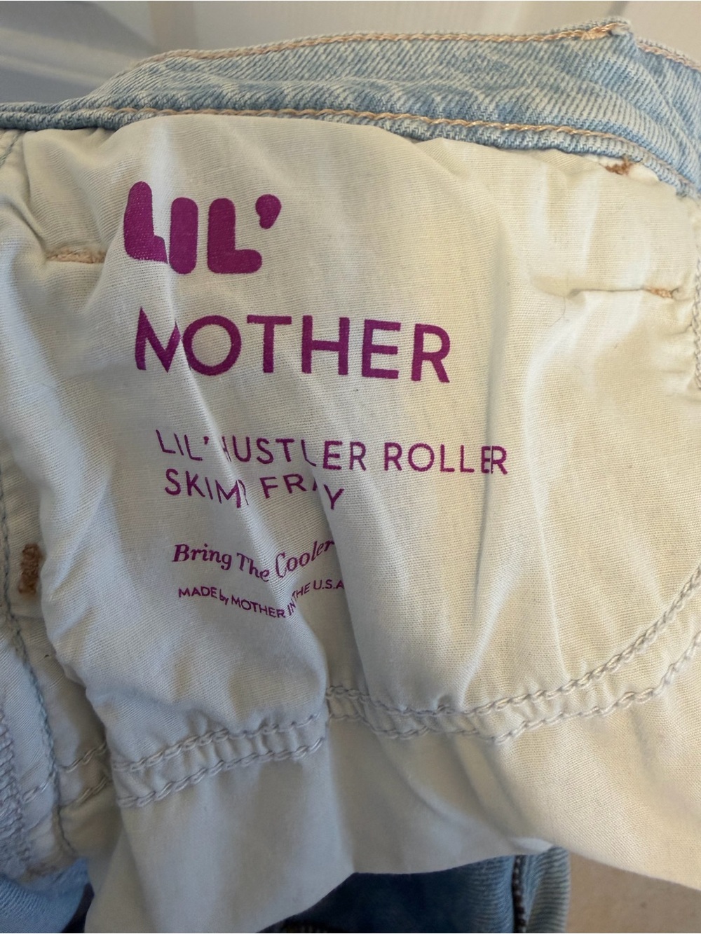 Mother Lil’ Hustler Roller Skimp Fray Bring the Cooler Size 27 - Picture 9 of 9